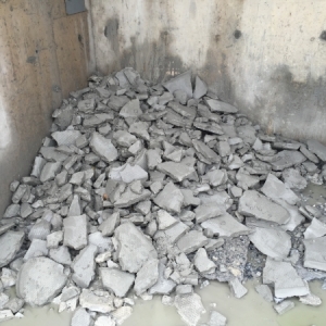 Susuzlaştırılmış çimento keki,